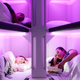 Air New Zealand economy bunk beds photo